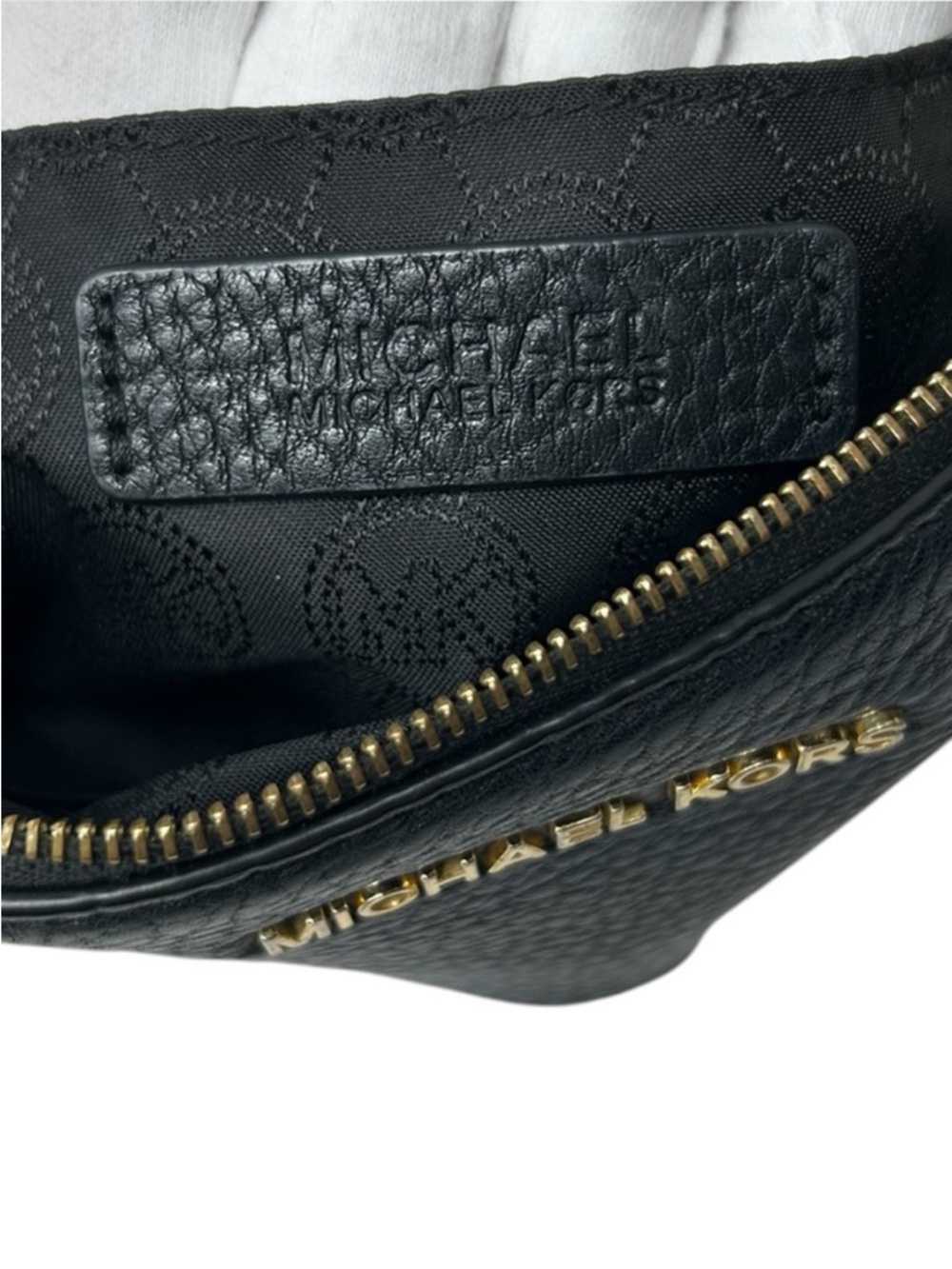 Michael Kors Pebbled Leather Large Wristlet - Picture 7 of 9